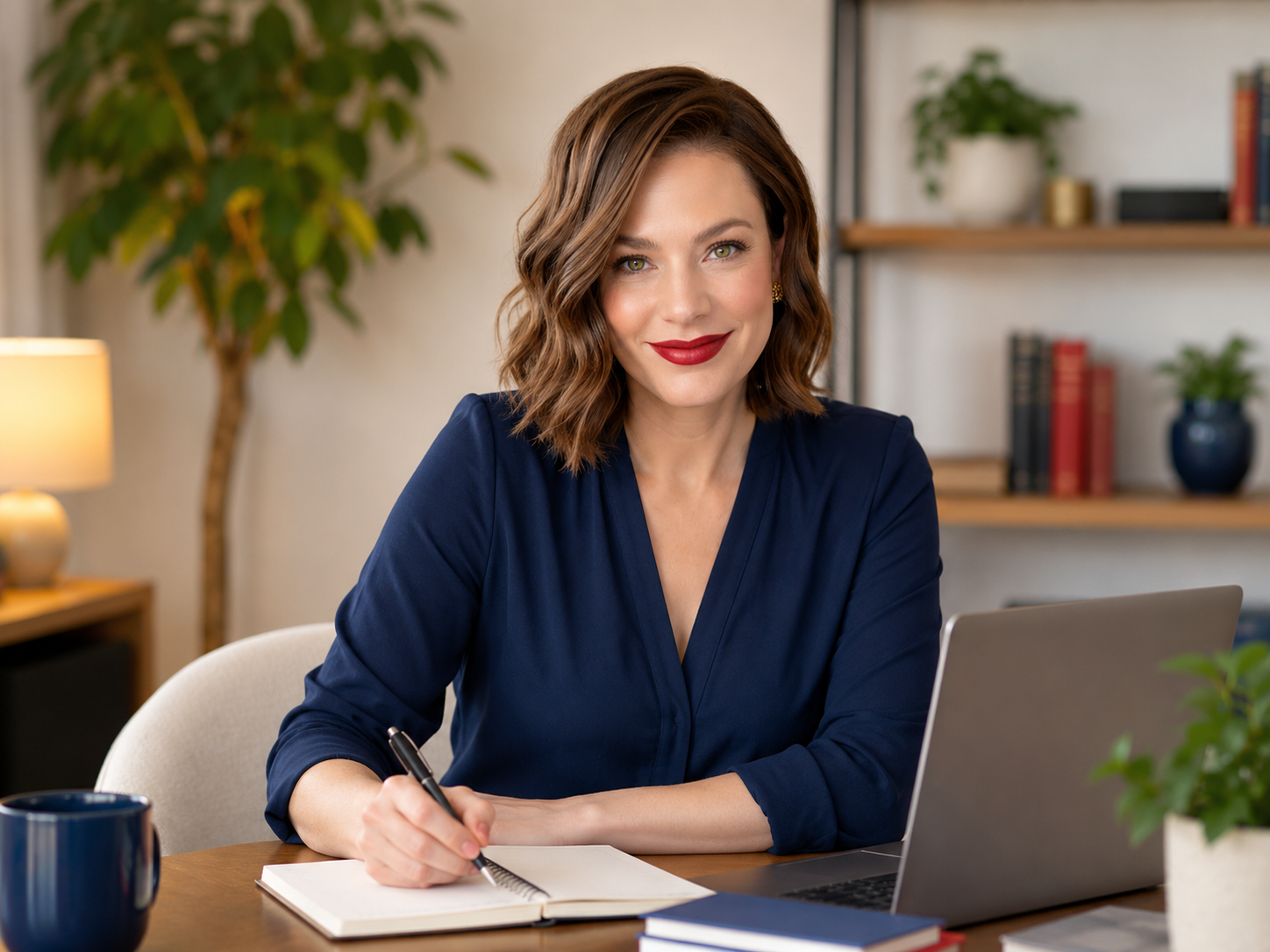 Mande John, ADHD coach, in a friendly coaching setting