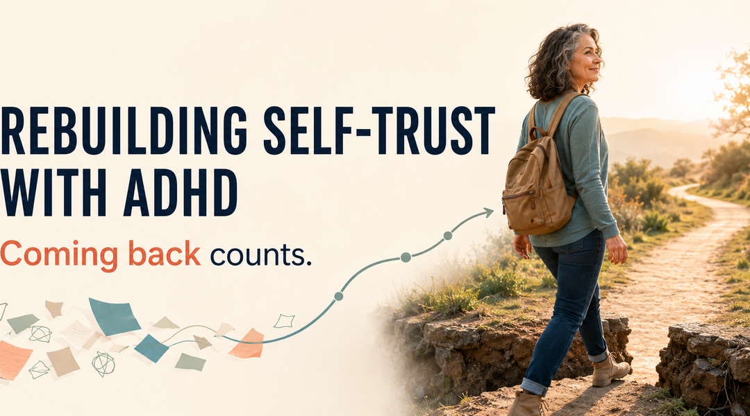 Rebuilding Self-Trust with ADHD: Why Coming Back Counts More Than Never Leaving