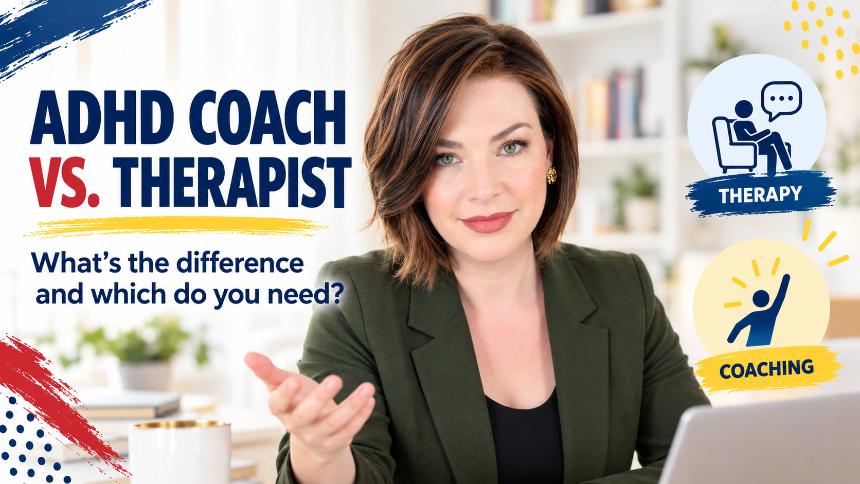ADHD coach vs. therapist: what's the difference and which do you need?