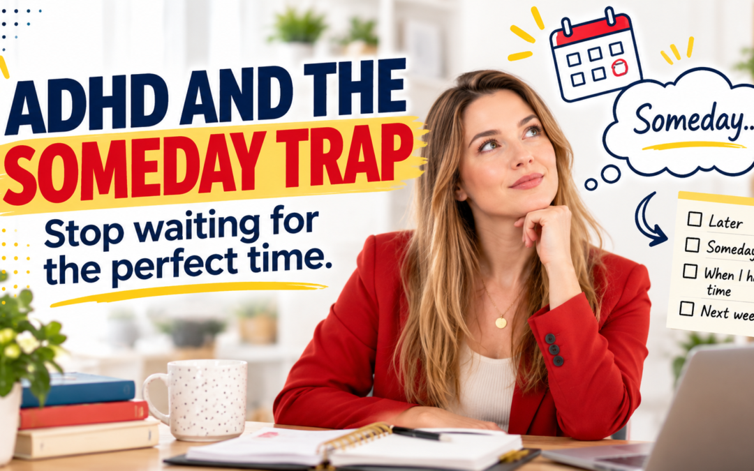 The ADHD Someday Trap: Why “Later” Is Costing You More Than You Think