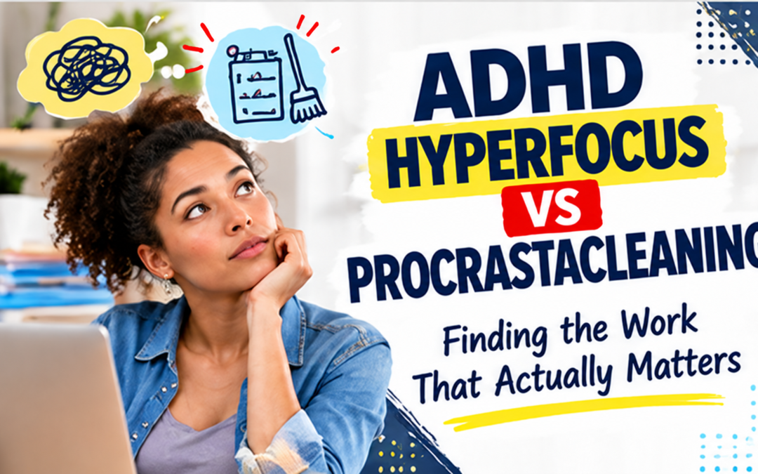 ADHD Hyperfocus vs Procrastacleaning: Finding the Work That Actually Matters