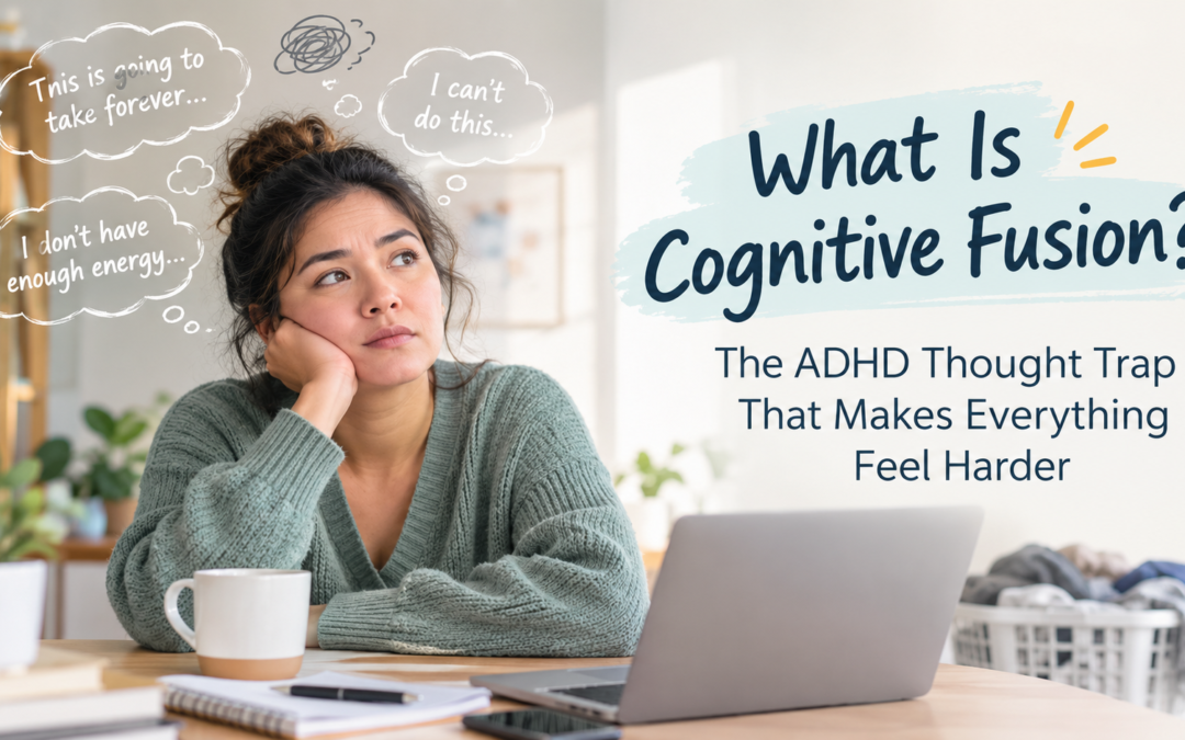What Is Cognitive Fusion? The ADHD Thought Trap That Makes Everything Feel Harder