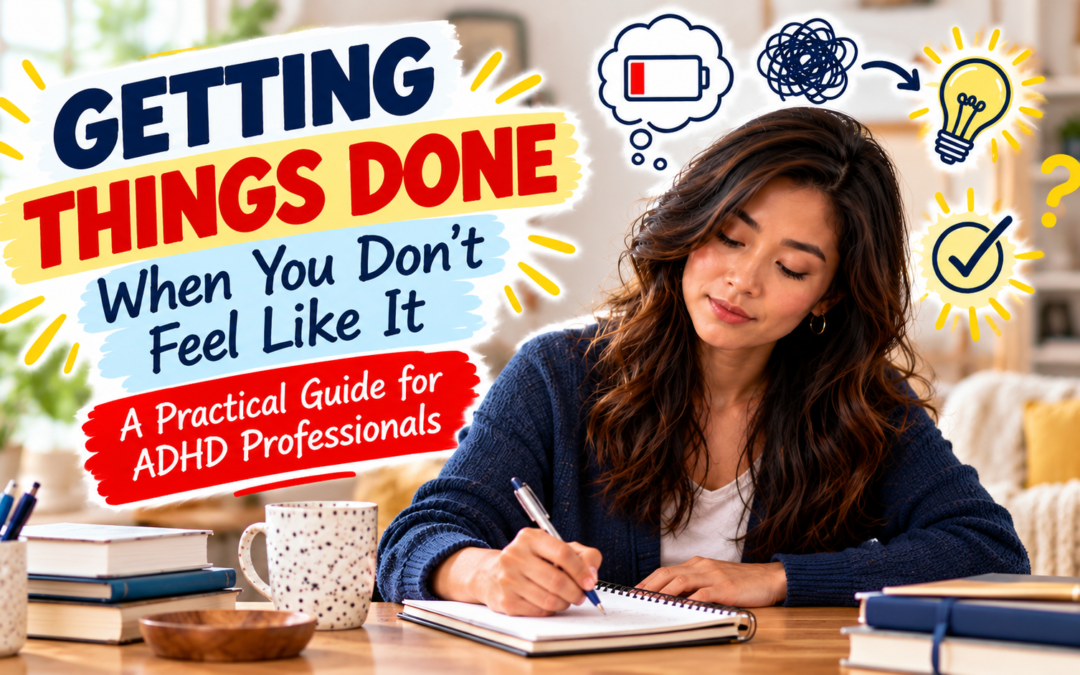 Getting Things Done When You Don’t Feel Like It: A Practical Guide for ADHD Professionals