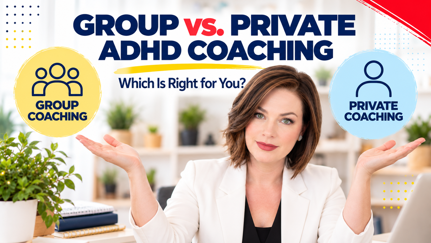 Group ADHD coaching vs. private coaching: which is right for you?