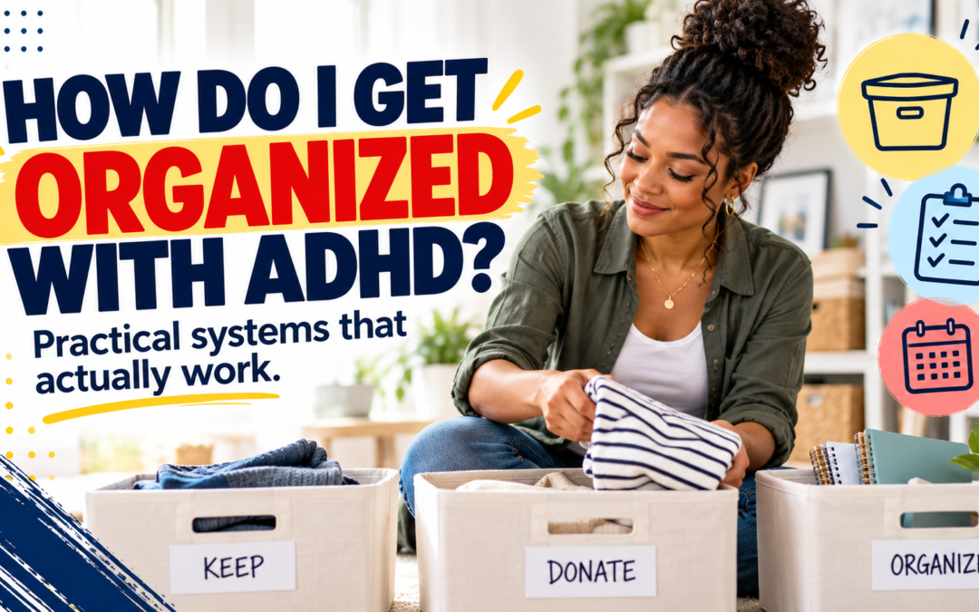 How Do I Get Organized With ADHD? Practical Systems That Actually Work