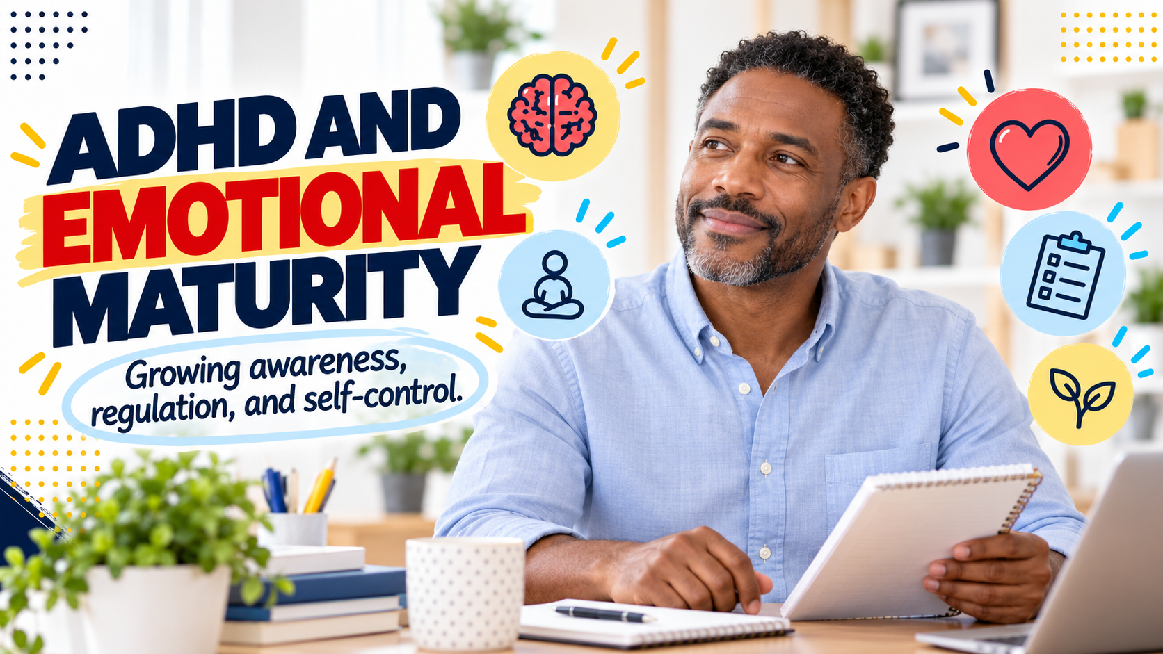 ADHD and emotional maturity featured image about growing awareness, regulation, and self-control.