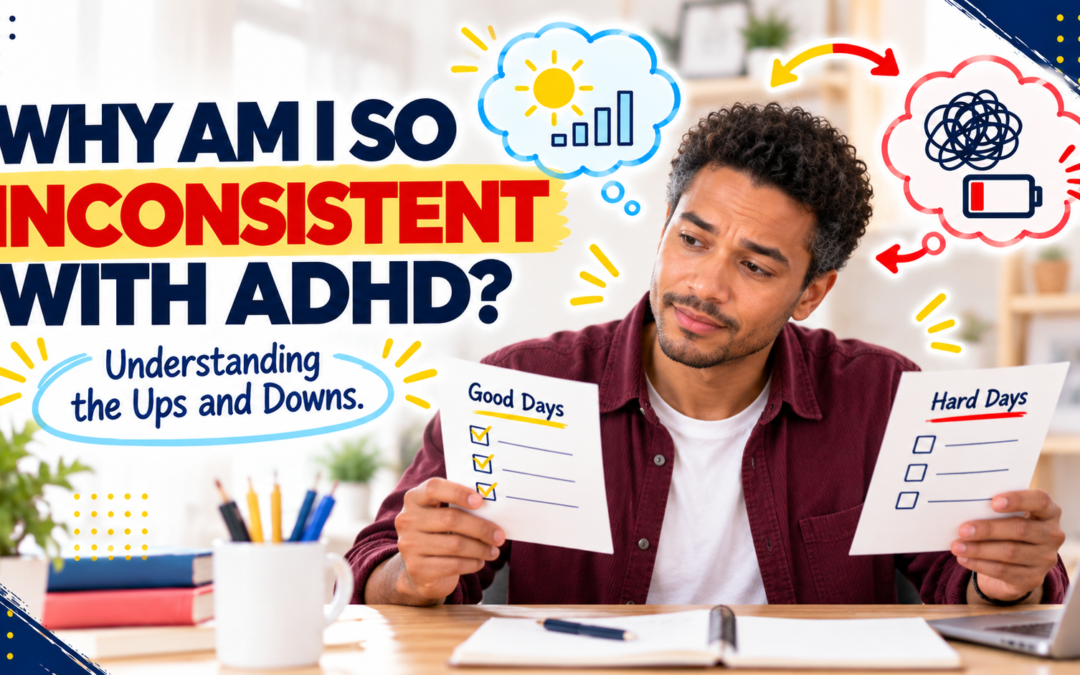 Why Am I So Inconsistent With ADHD? What Variable Performance Means & How to Build Consistency