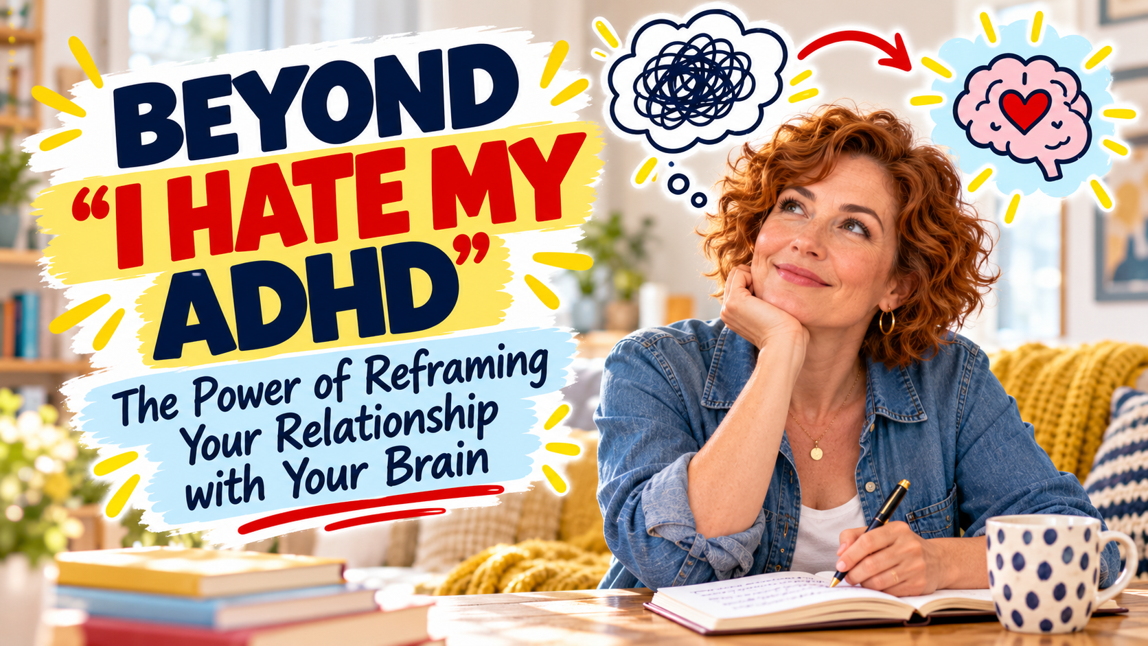 Beyond I hate my ADHD: the power of reframing your relationship with your brain.