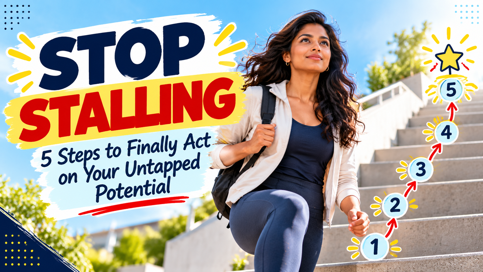 Stop stalling: five steps to finally act on your untapped potential.