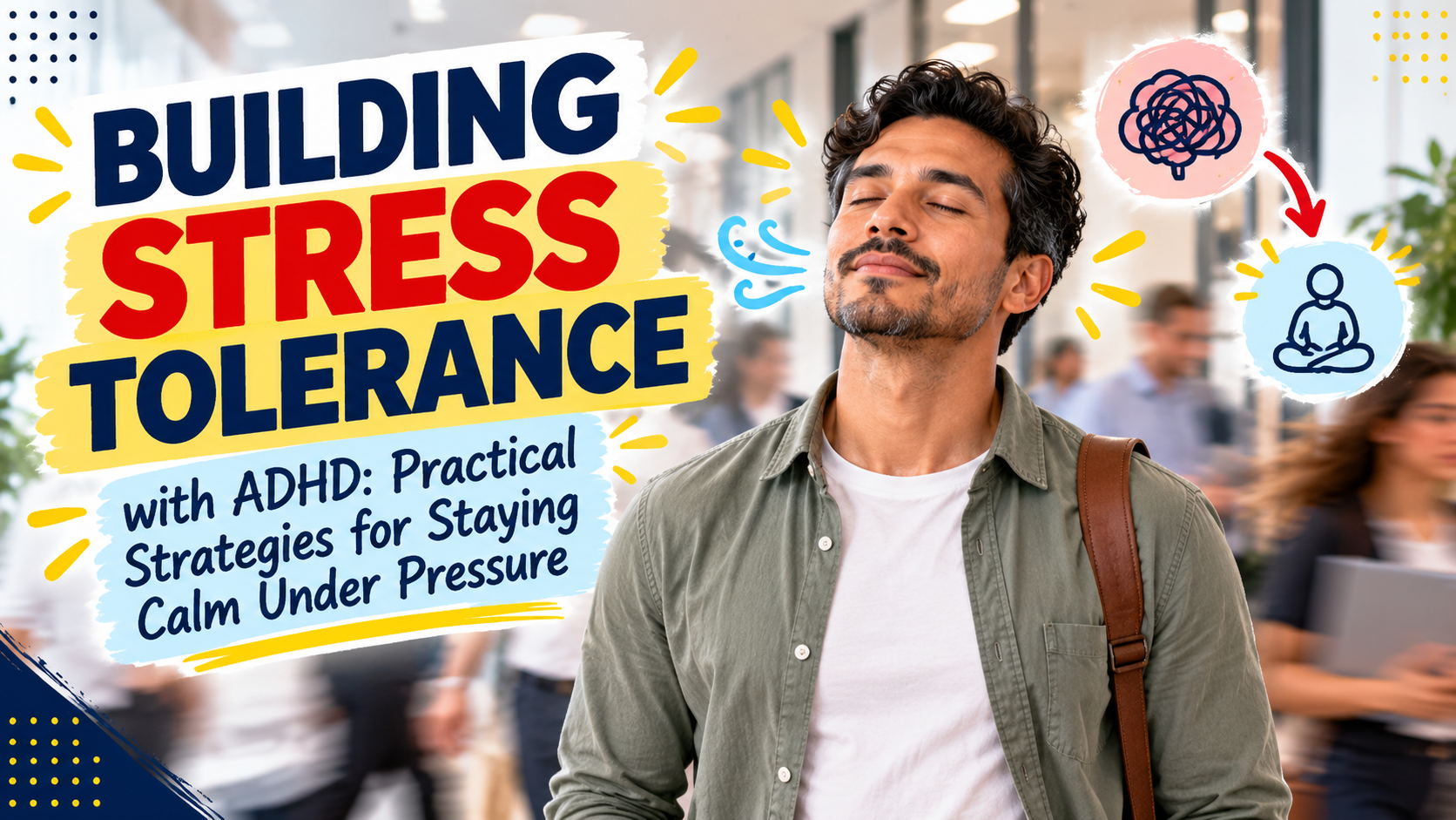Building stress tolerance with ADHD: practical strategies for staying calm under pressure.