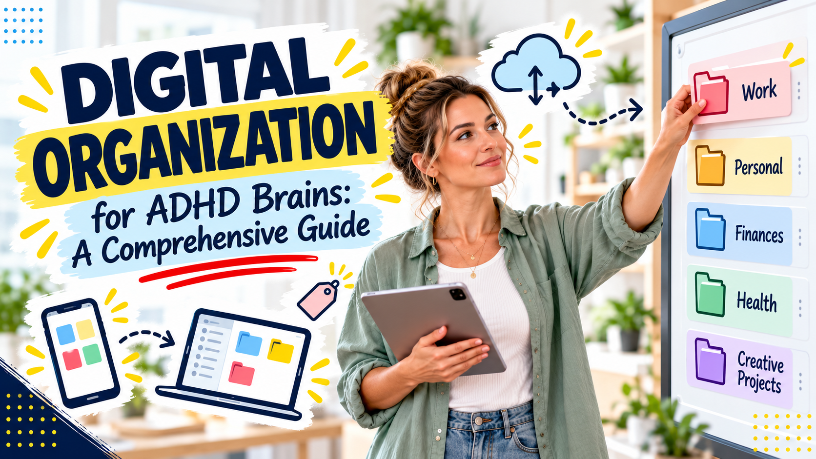 Digital organization for ADHD brains: a comprehensive guide.