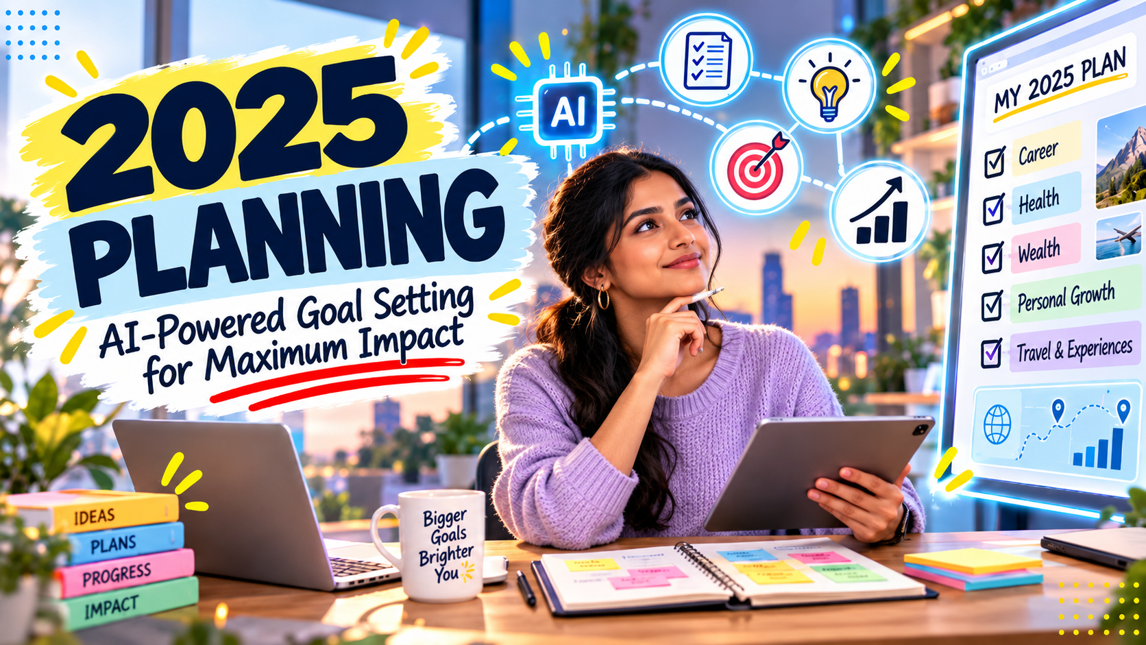 Revolutionize your 2025 planning: AI-powered goal setting for maximum impact.