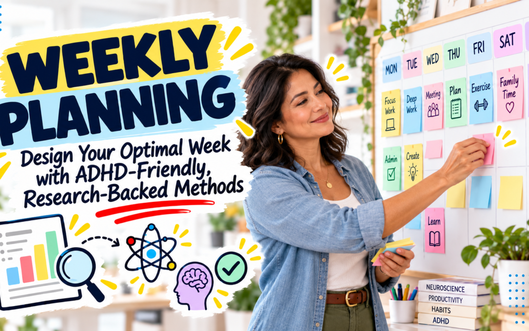 The Science of Weekly Planning: Design Your Optimal Week with ADHD-Friendly, Research-Backed Methods