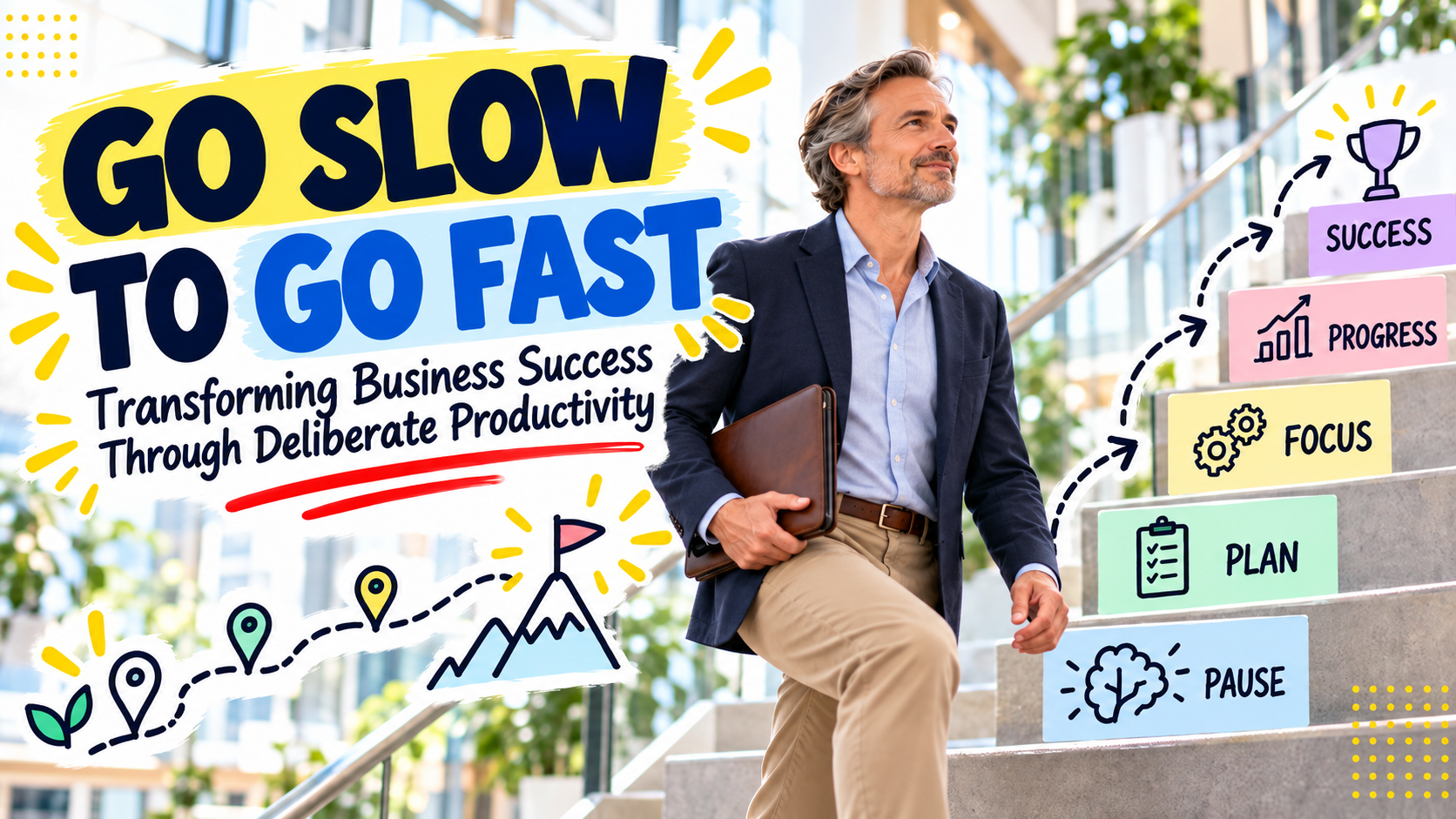 Go slow to go fast: transforming business success through deliberate productivity.