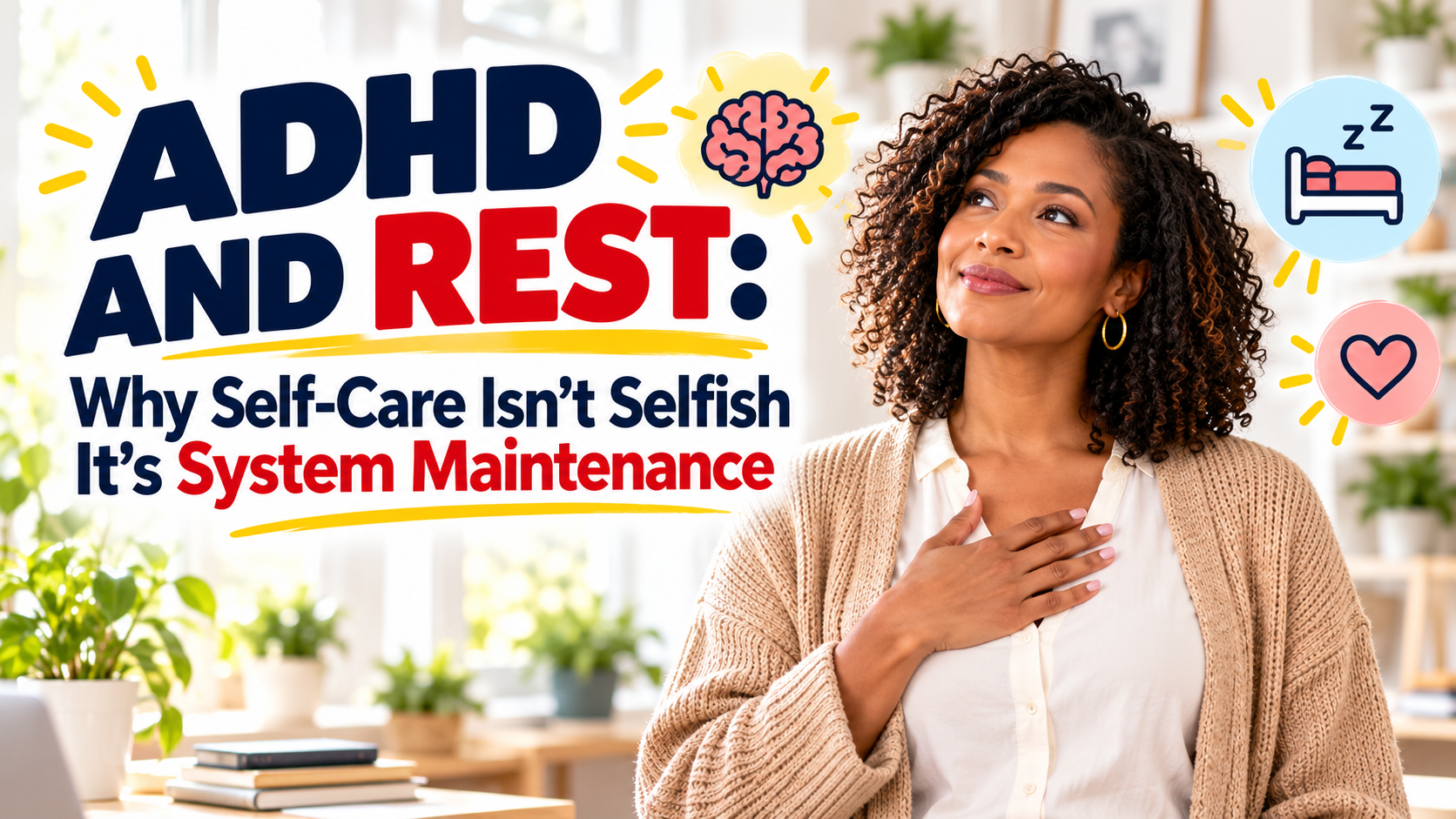 ADHD and rest: why self-care isn’t selfish, it’s system maintenance.